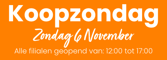 Koopzondag 6 november banner