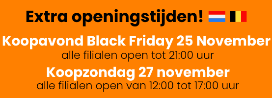 Extra openingstijden